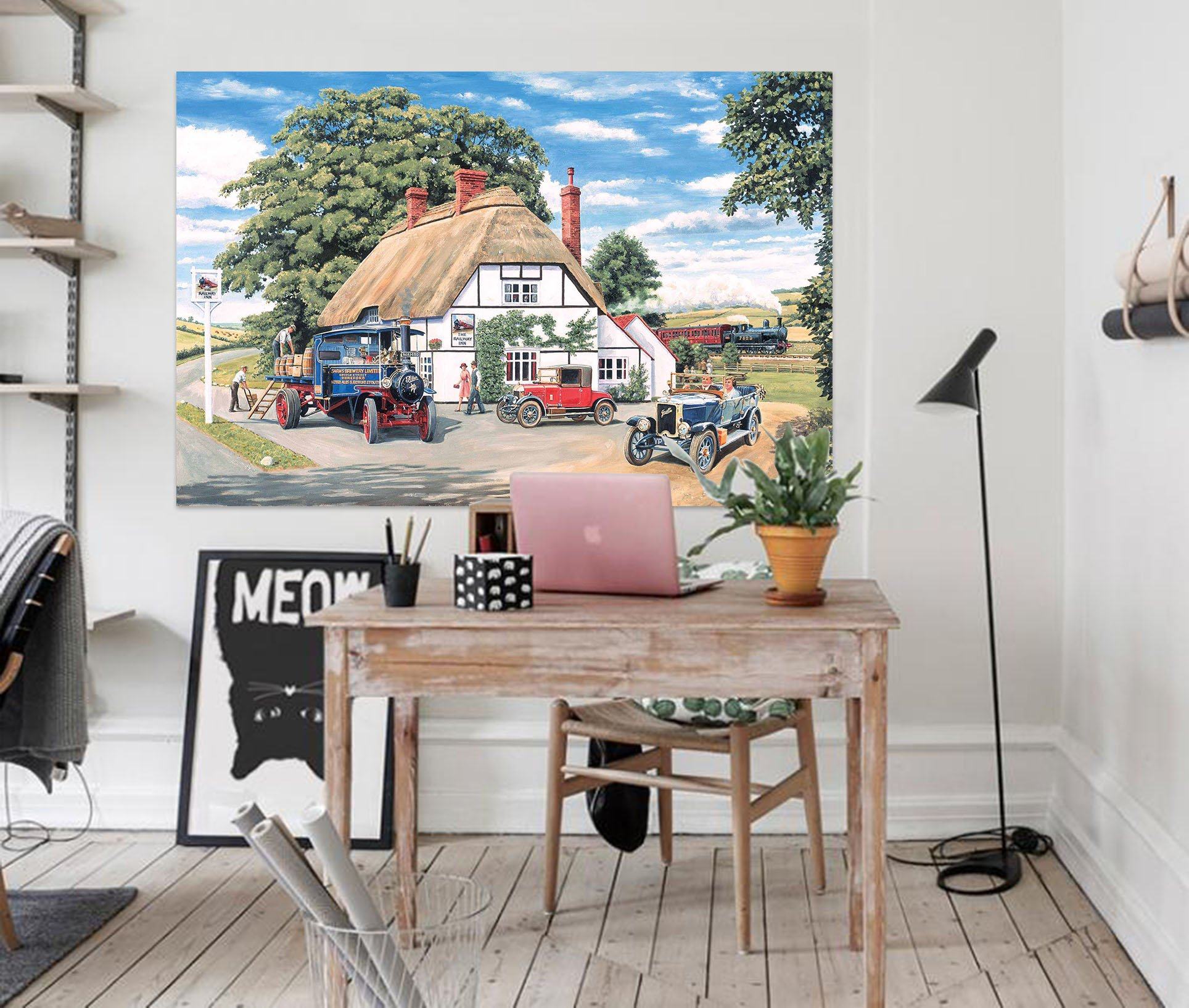 3D Build House 029 Trevor Mitchell Wall Sticker Wallpaper AJ Wallpaper 2