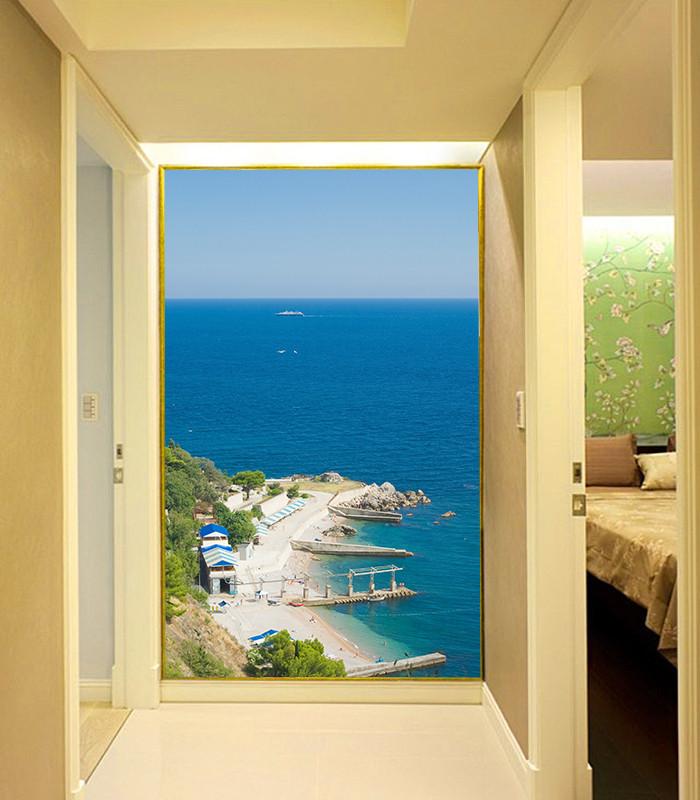 Seaside Village Wallpaper AJ Wallpaper