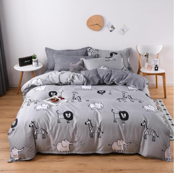 3D Grey Animals 12141 Bed Pillowcases Quilt
