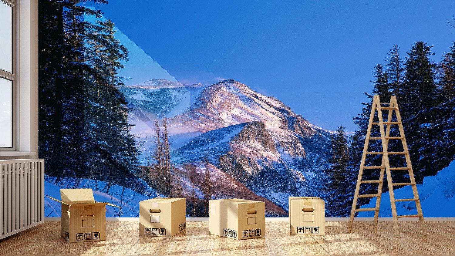 Snowy Mountains Wallpaper AJ Wallpaper