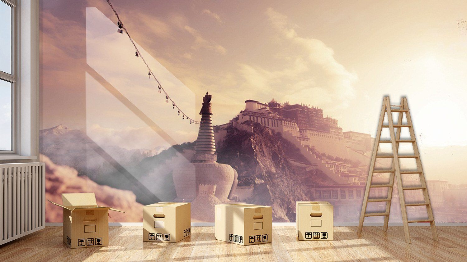 3D Drought Hill Castle 728 Wallpaper AJ Wallpaper