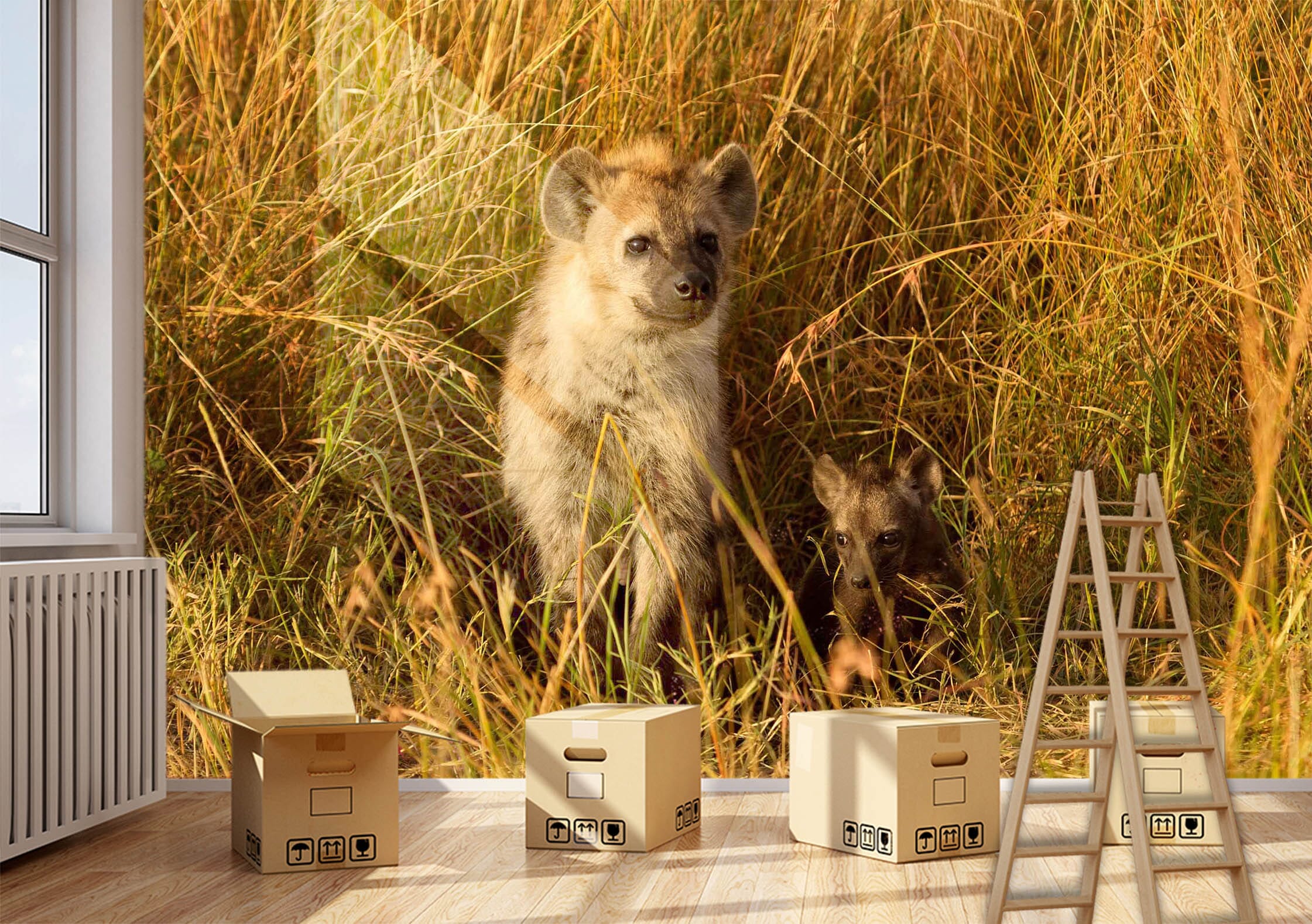 3D Grass Animal 1066 Wall Murals Wallpaper AJ Wallpaper 2