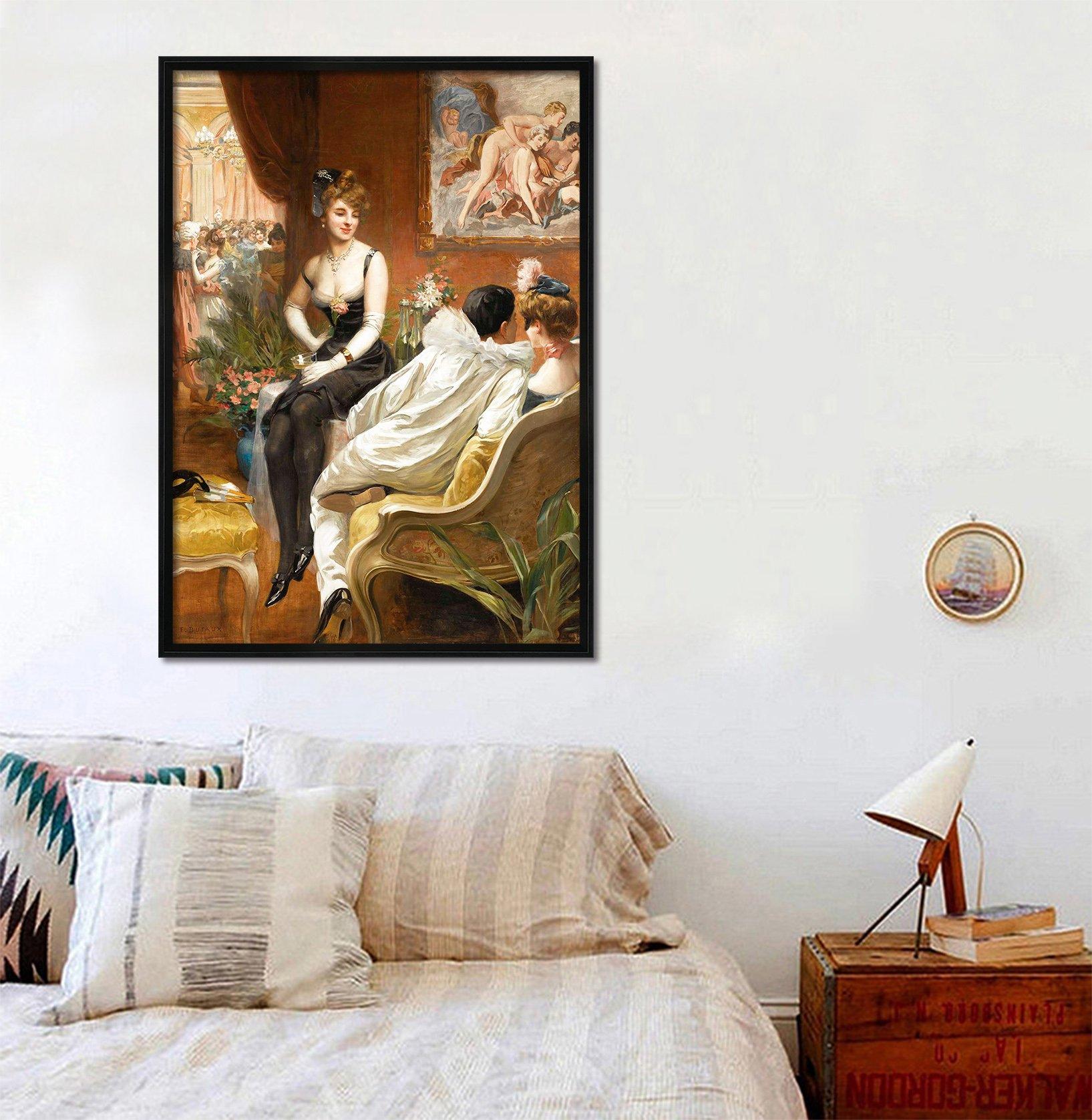 3D Loving Eyes 146 Fake Framed Print Painting Wallpaper AJ Creativity Home