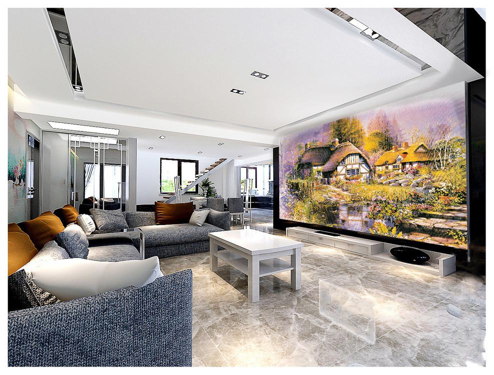 Beautiful Village Scenery Wallpaper AJ Wallpaper