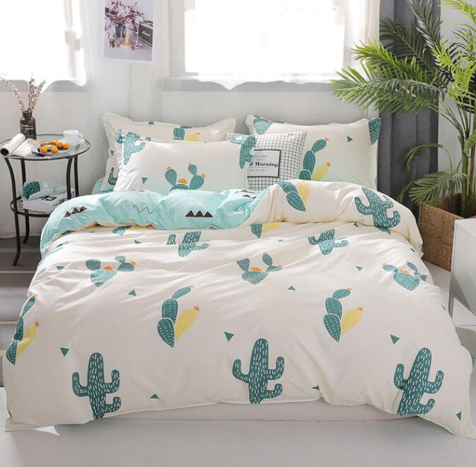 3D Cactus Pattern 12095 Bed Pillowcases Quilt
