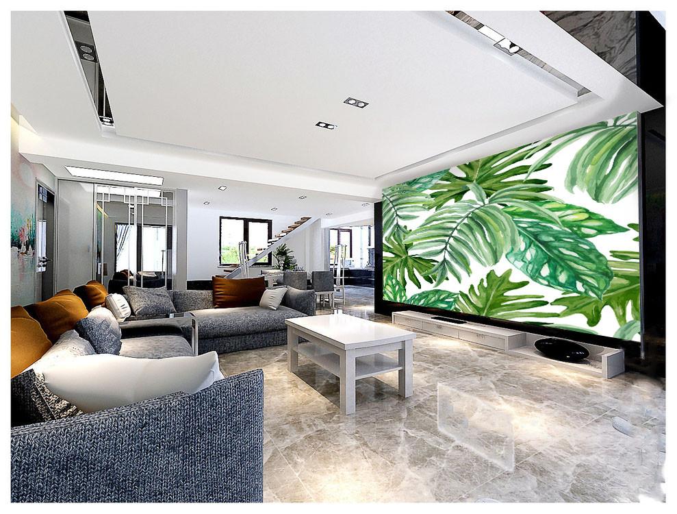 Green Leaves Wallpaper AJ Wallpaper