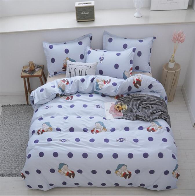 3D Wave Point Dwarfs 2187 Bed Pillowcases Quilt