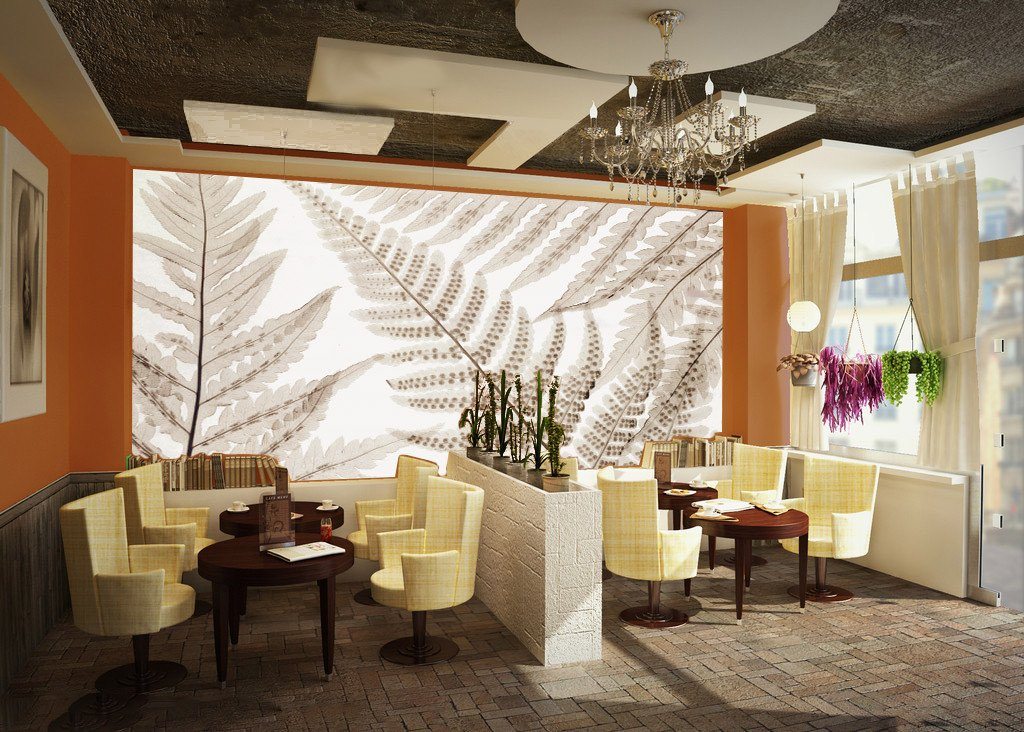 Elegant Leaves Wallpaper AJ Wallpaper