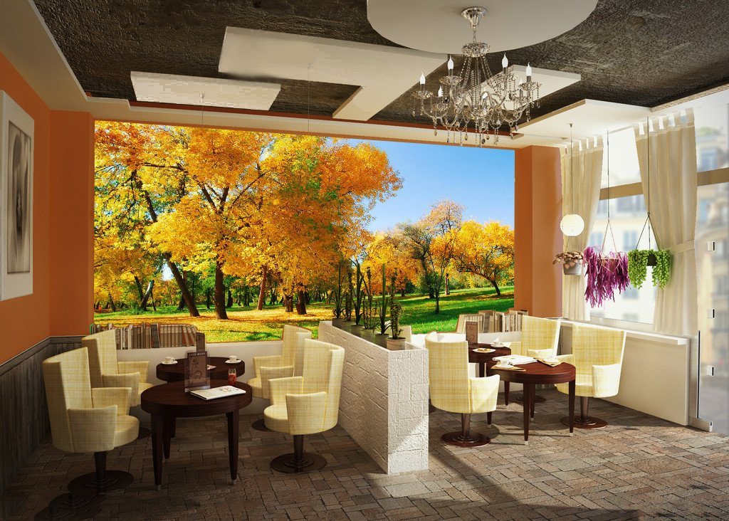 Suburb Polar Trees 828 Wallpaper AJ Wallpaper