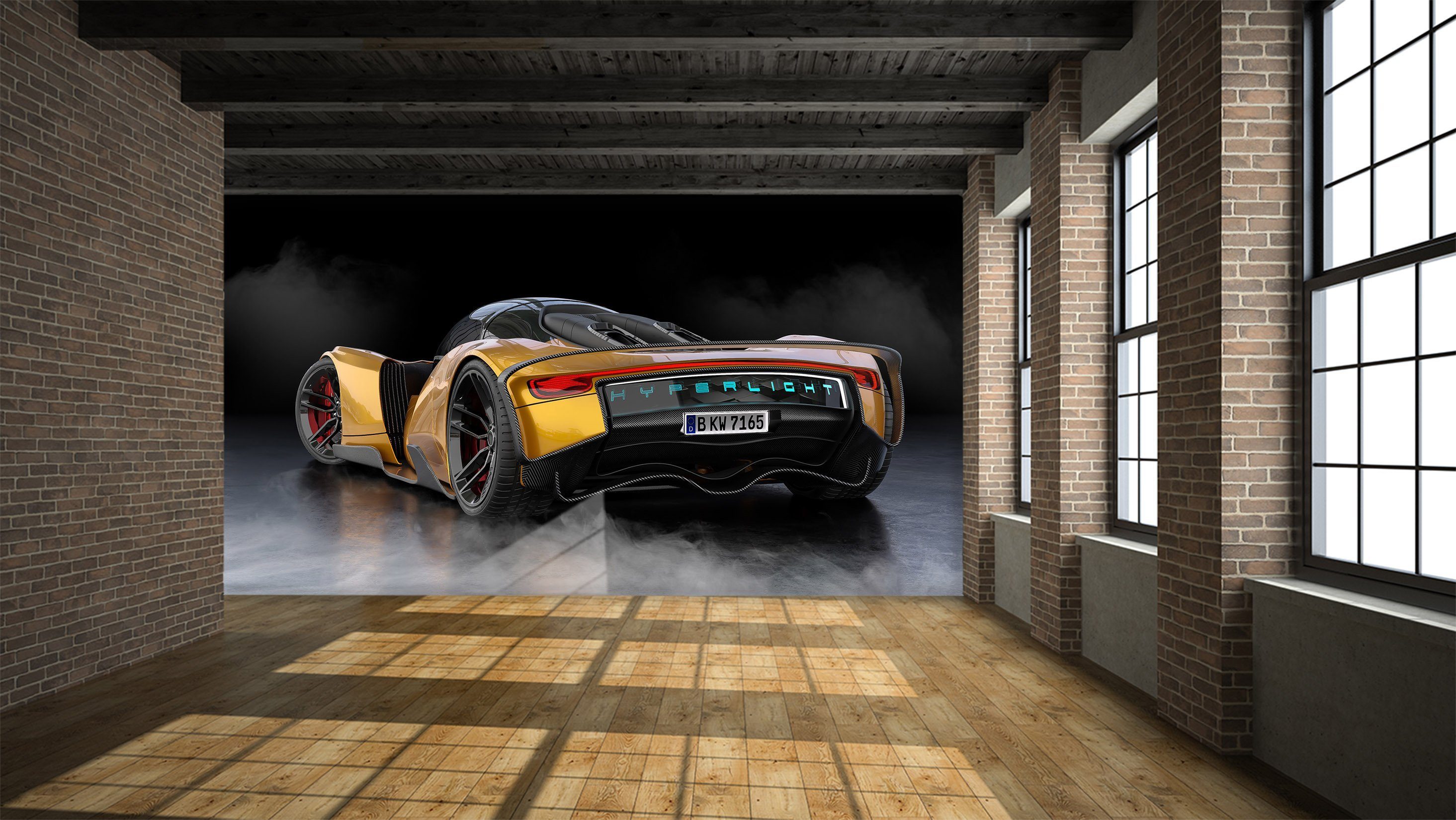 3D Car Tail 957 Vehicle Wall Murals Wallpaper AJ Wallpaper 2