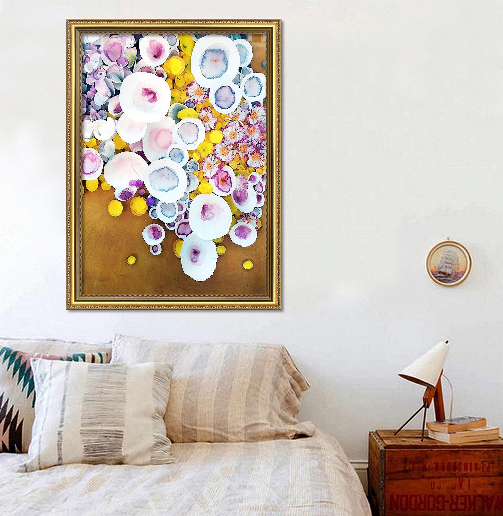 3D Art Shells 093 Fake Framed Print Painting Wallpaper AJ Creativity Home