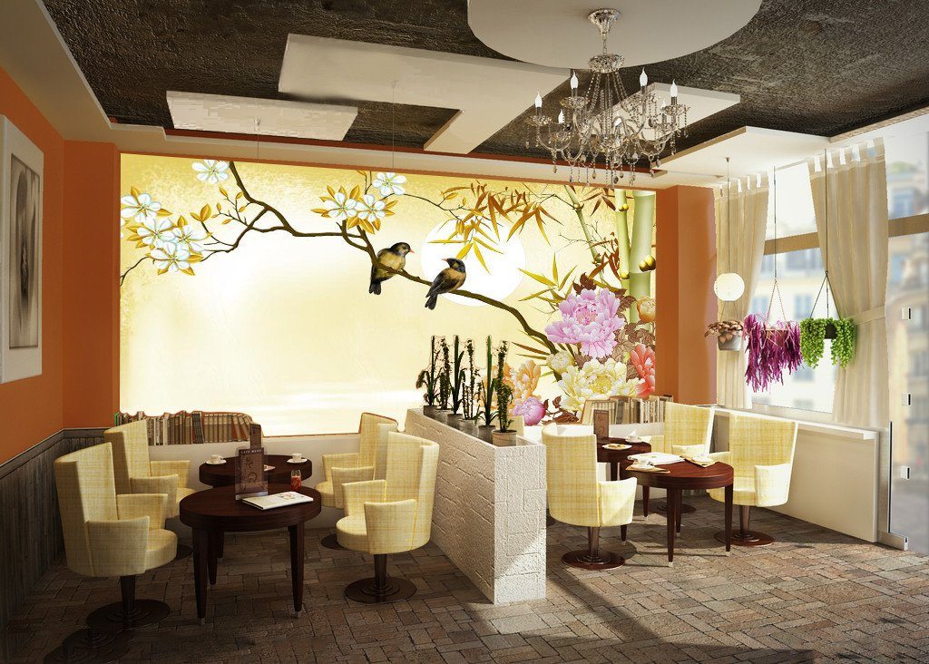 Riverside Flowers And Birds 32 Wallpaper AJ Wallpaper 1