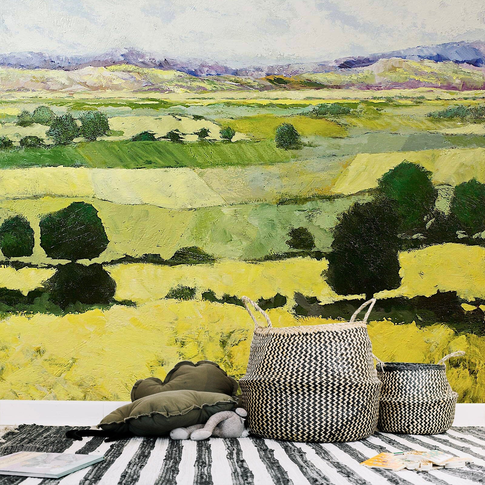 3D Summer Field 107 Allan P. Friedlander Wall Mural Wall Murals Wallpaper AJ Wallpaper 2