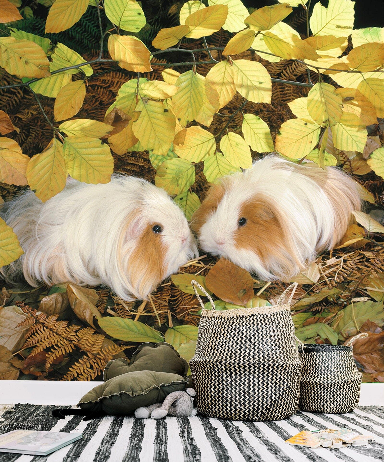 3D Long Haired Rabbit 172 Wall Murals Wallpaper AJ Wallpaper 2