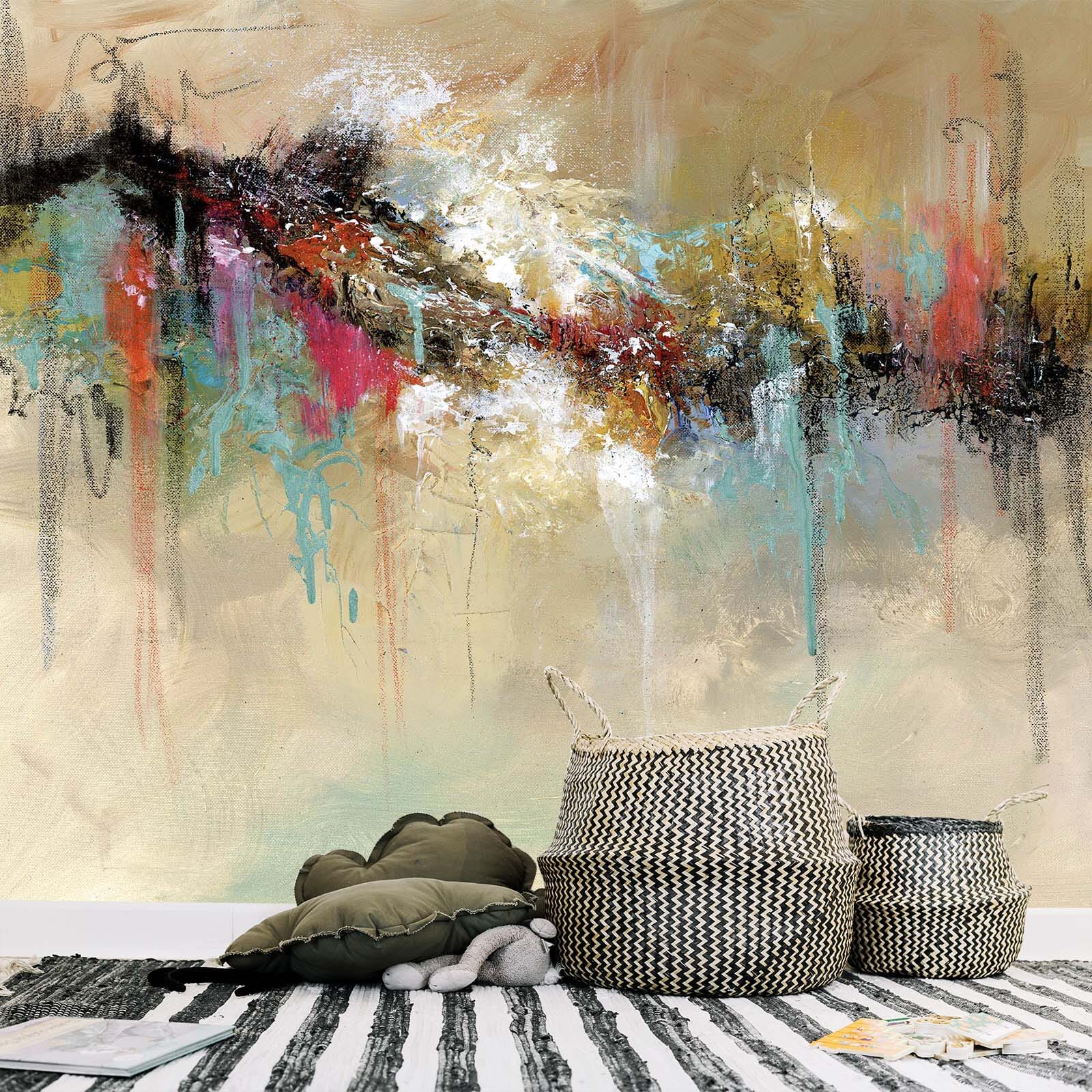 3D Color Graffiti 1404 Anne Farrall Doyle Wall Mural Wall Murals Wallpaper AJ Wallpaper 2