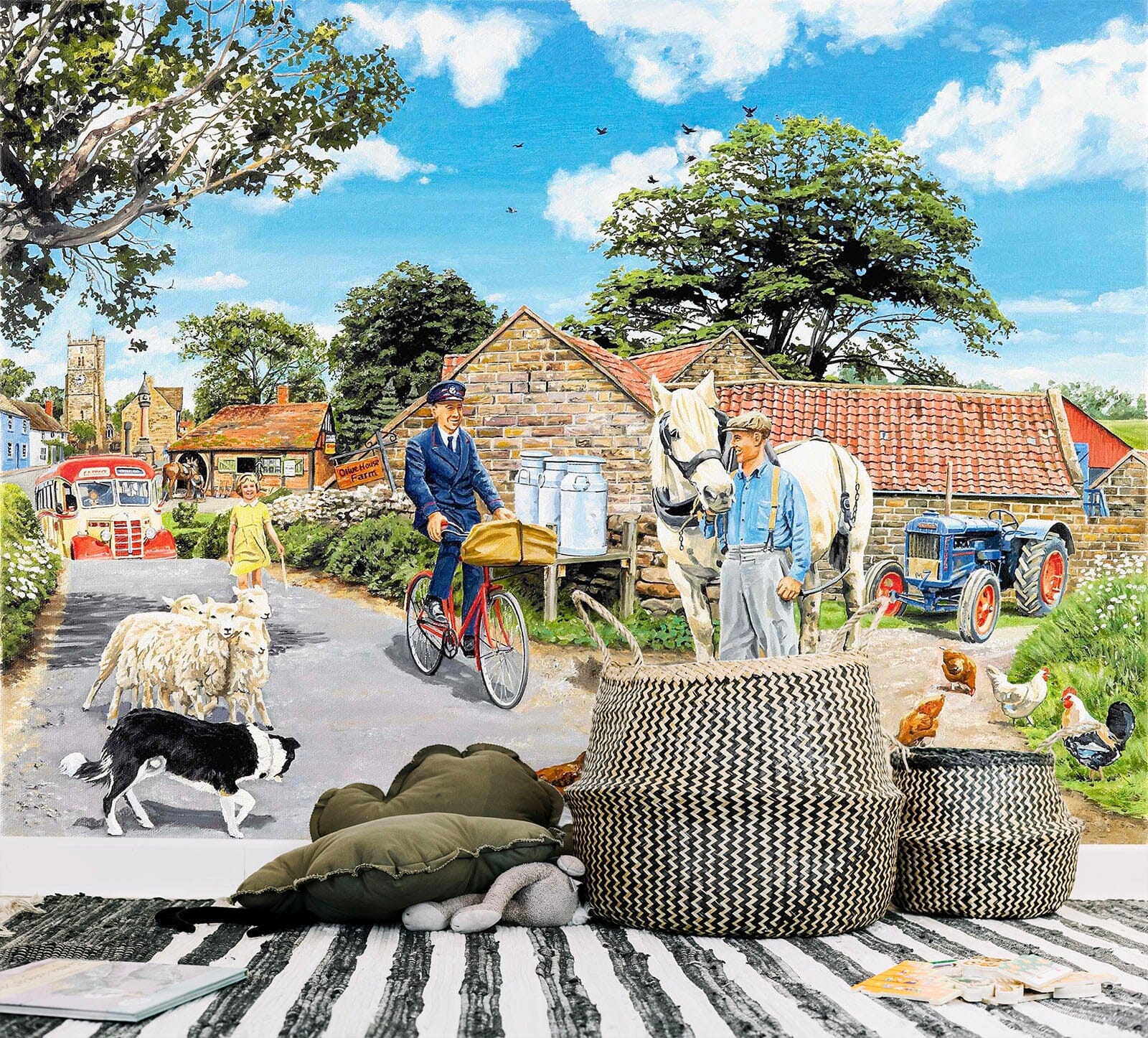 3D Post For The Farm 1046 Trevor Mitchell Wall Mural Wall Murals Wallpaper AJ Wallpaper 2