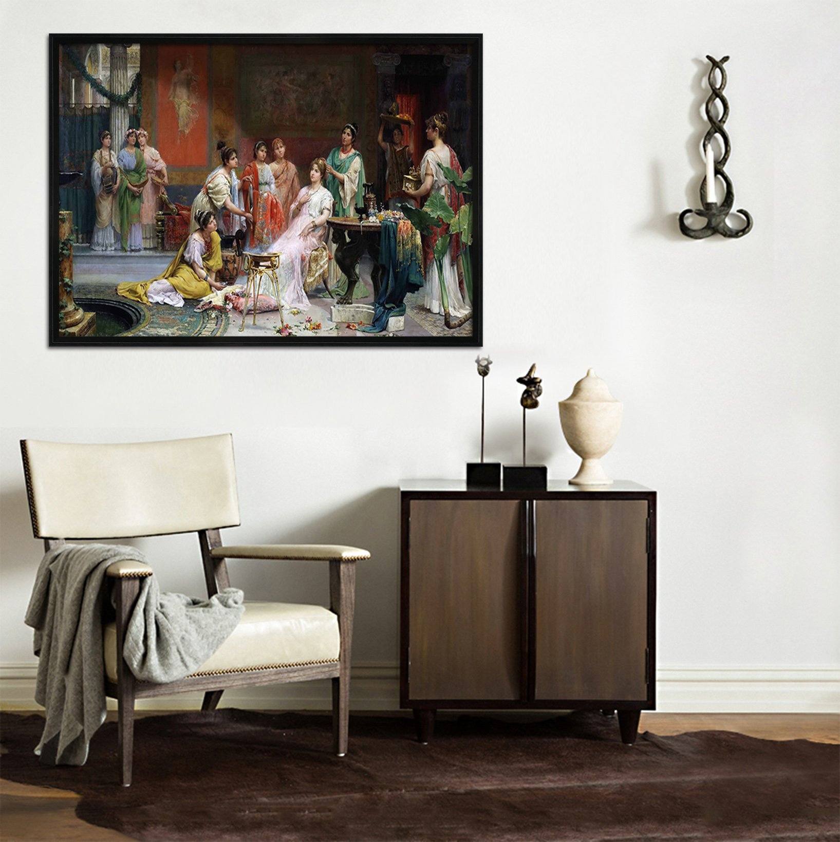 3D Dress Up 142 Fake Framed Print Painting Wallpaper AJ Creativity Home