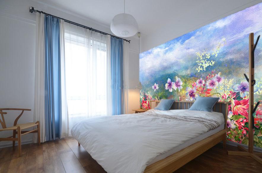 3D Flower Sea 009 Wallpaper AJ Wallpaper