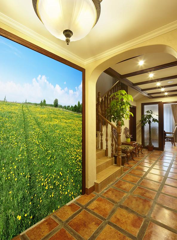 Flowers Field Wallpaper AJ Wallpaper