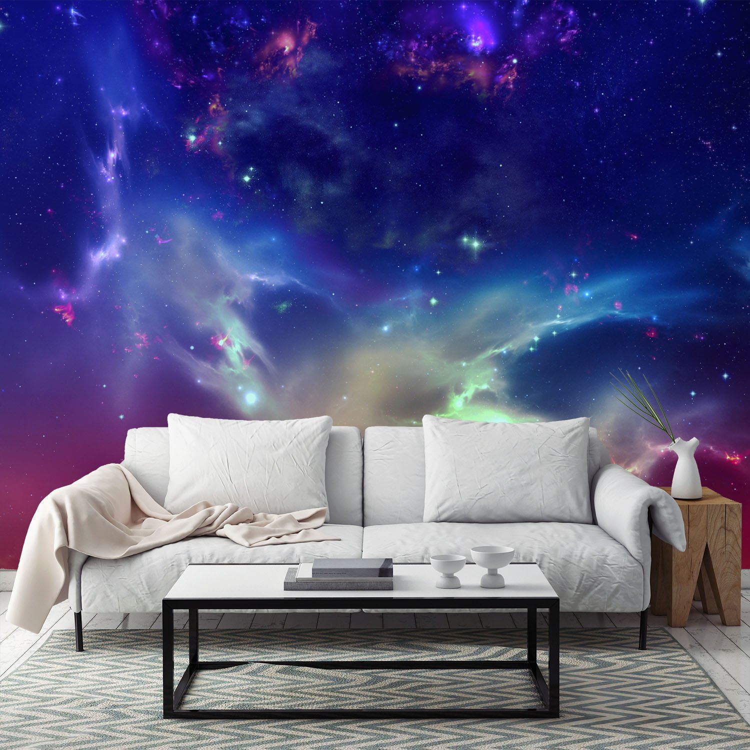 3D Floating Clouds 034 Wallpaper AJ Wallpaper