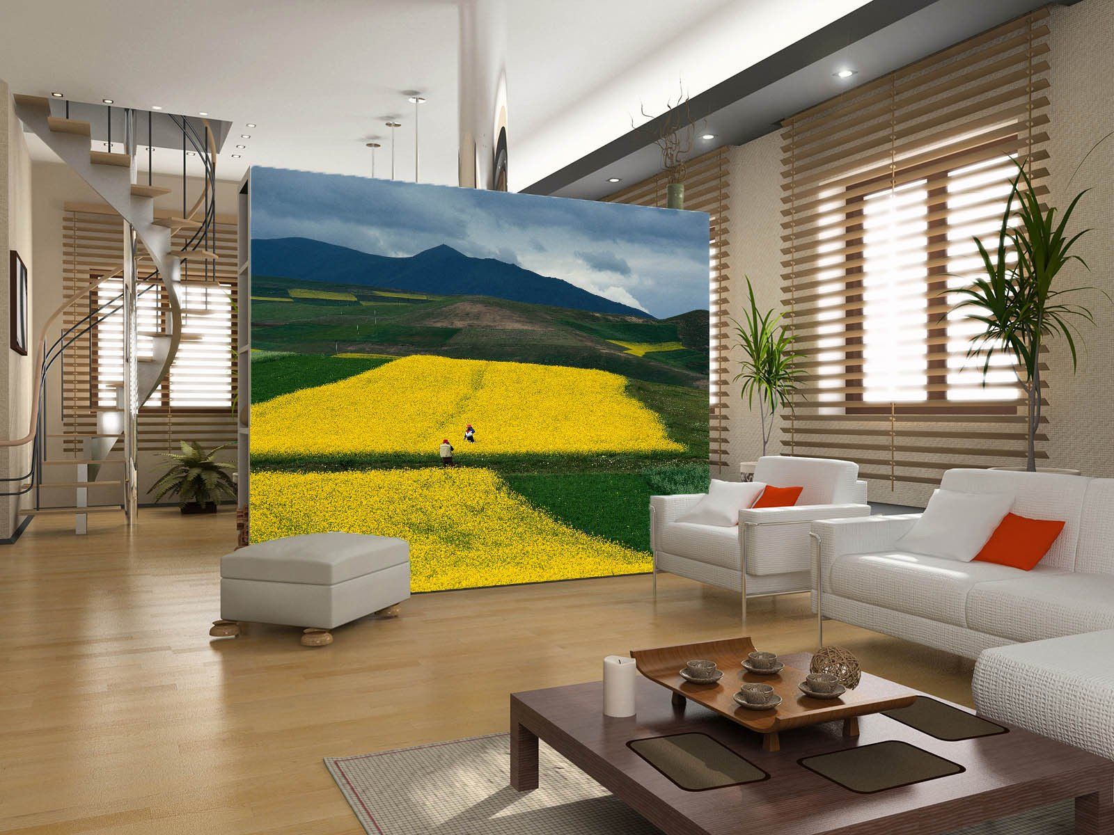 Beautiful Rape Flower Fields 1 Wallpaper AJ Wallpaper