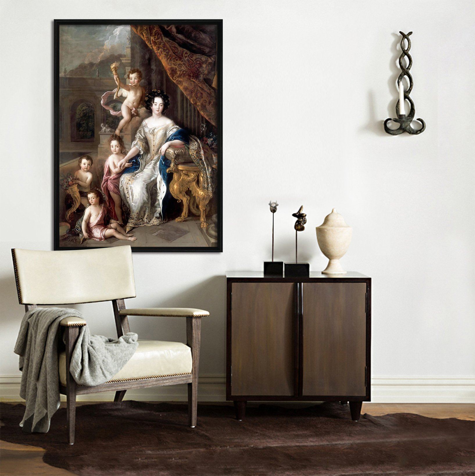 3D Little Angel 147 Fake Framed Print Painting Wallpaper AJ Creativity Home