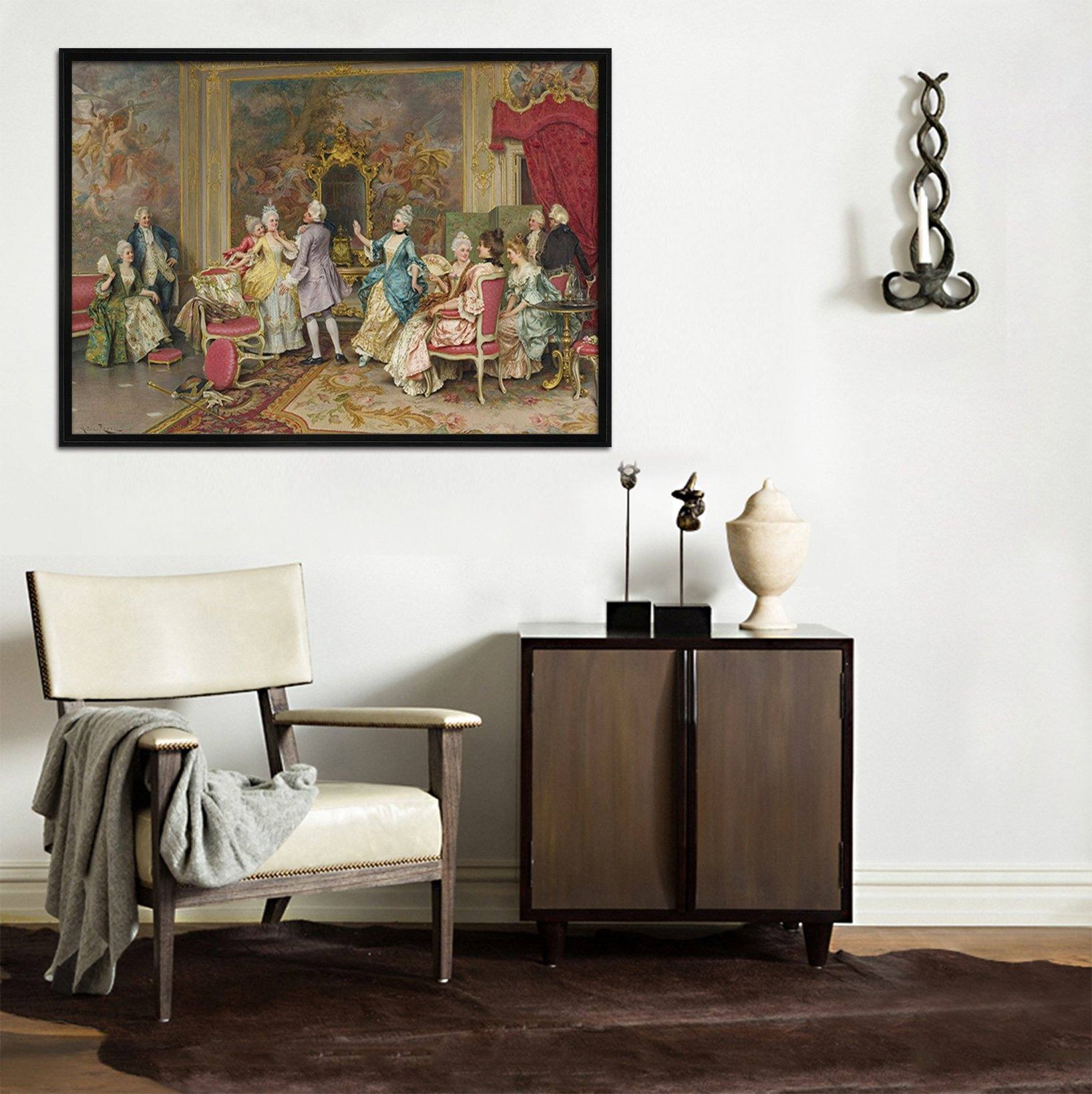 3D Happy Chat 040 Fake Framed Print Painting Wallpaper AJ Creativity Home