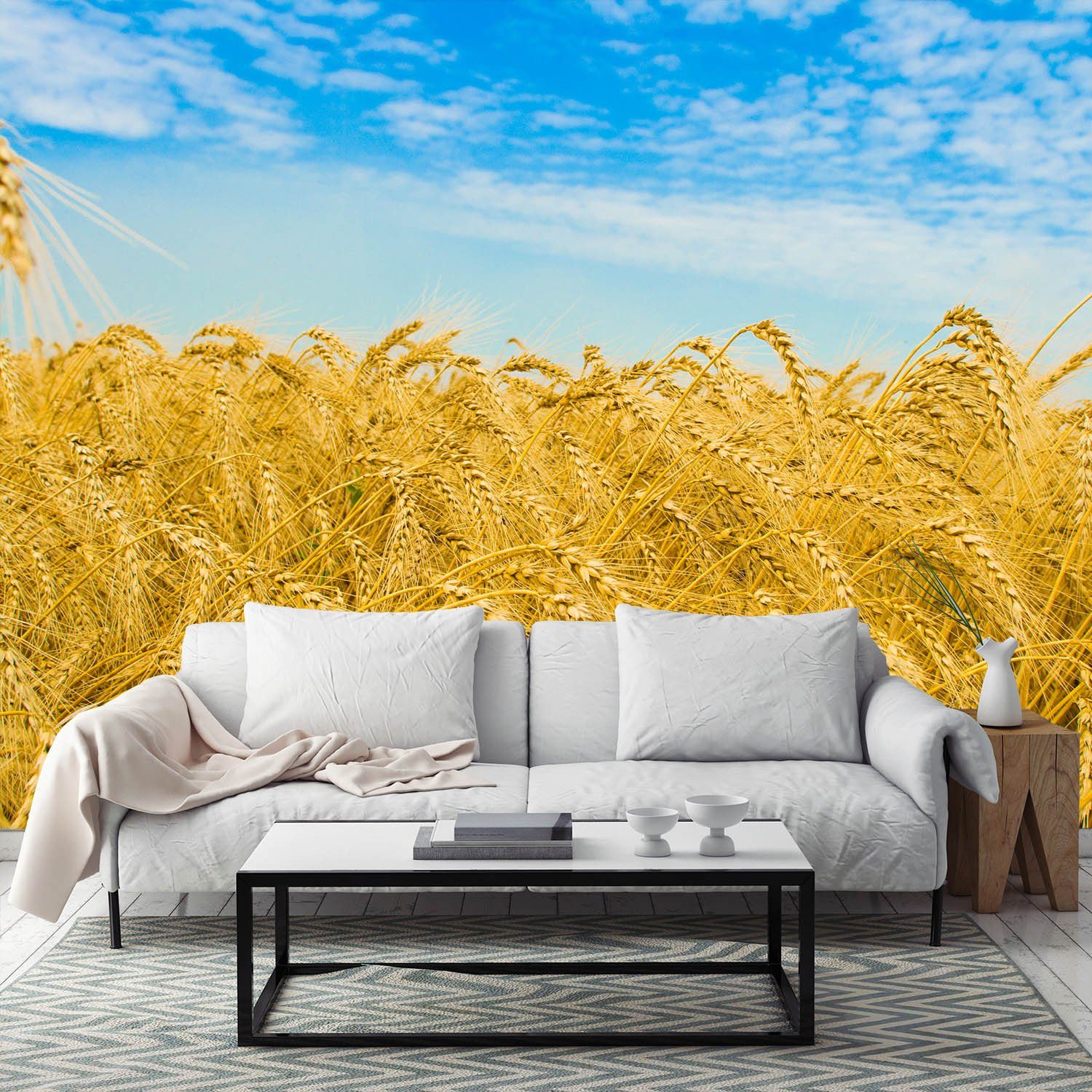 Mature Wheat Field Wallpaper AJ Wallpaper