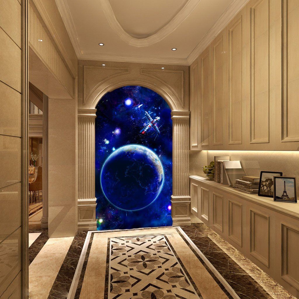 Earth Spaceship Wallpaper AJ Wallpaper