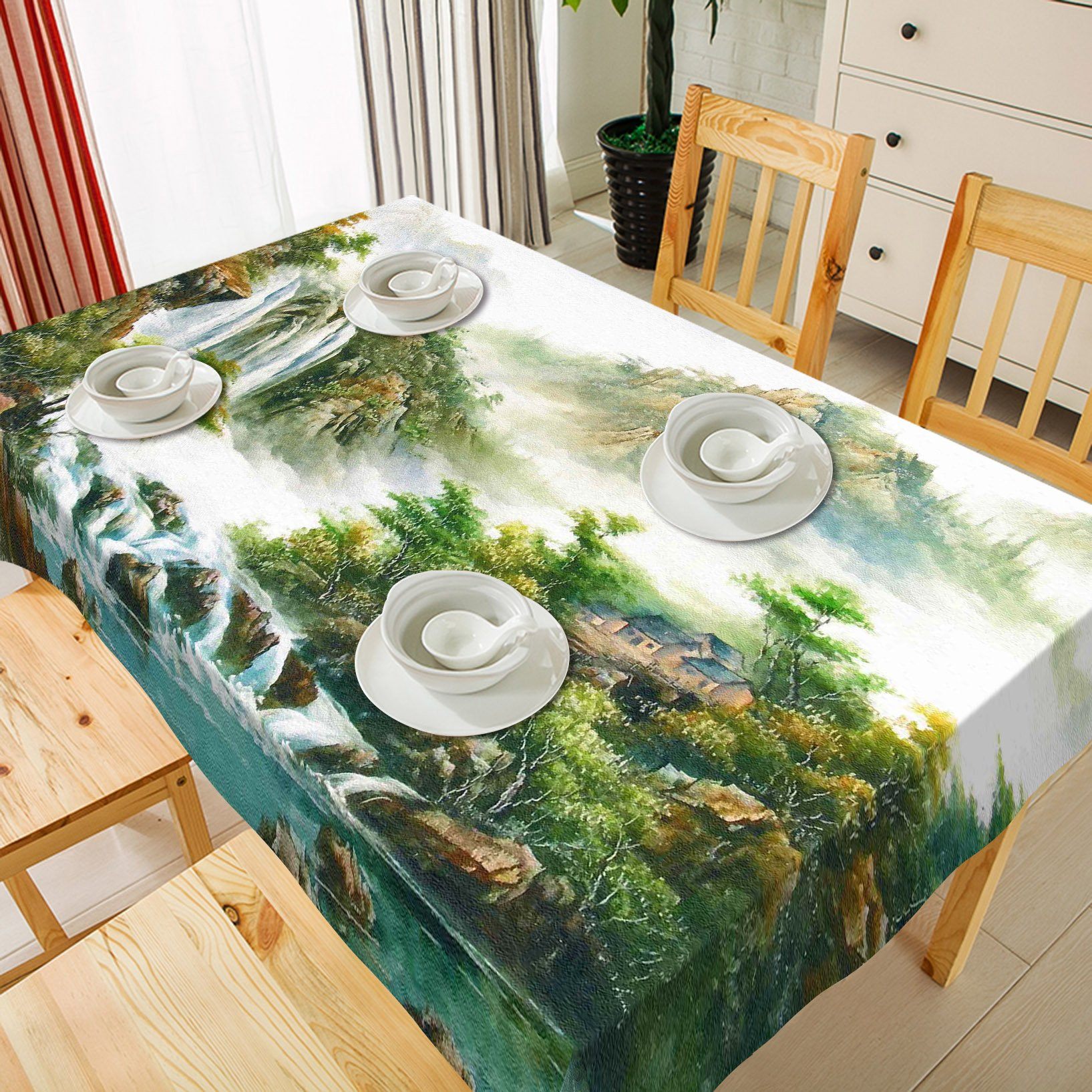 3D Natural Scenery 254 Tablecloths Wallpaper AJ Wallpaper