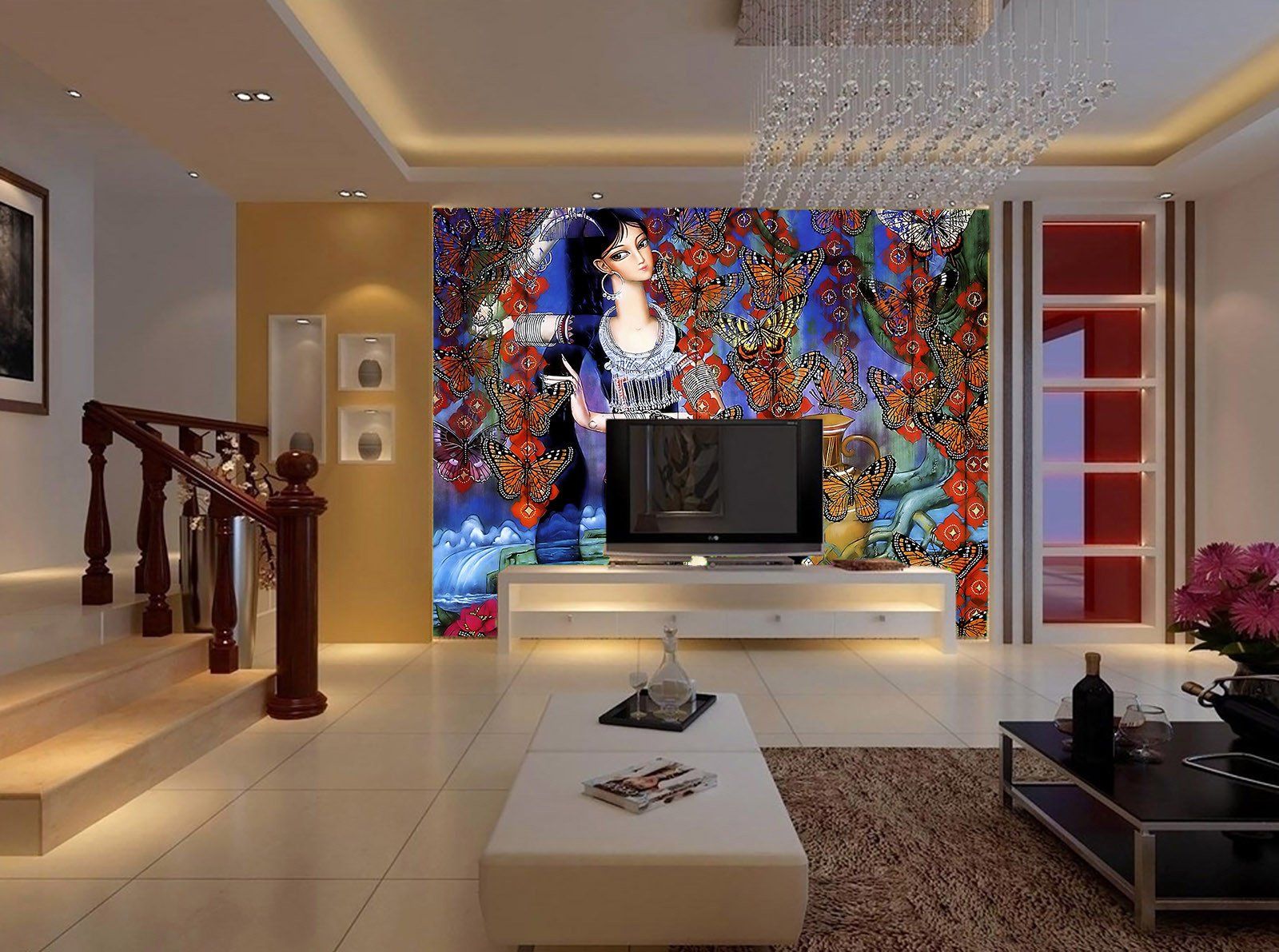 Combing Hair Girl Wallpaper AJ Wallpaper