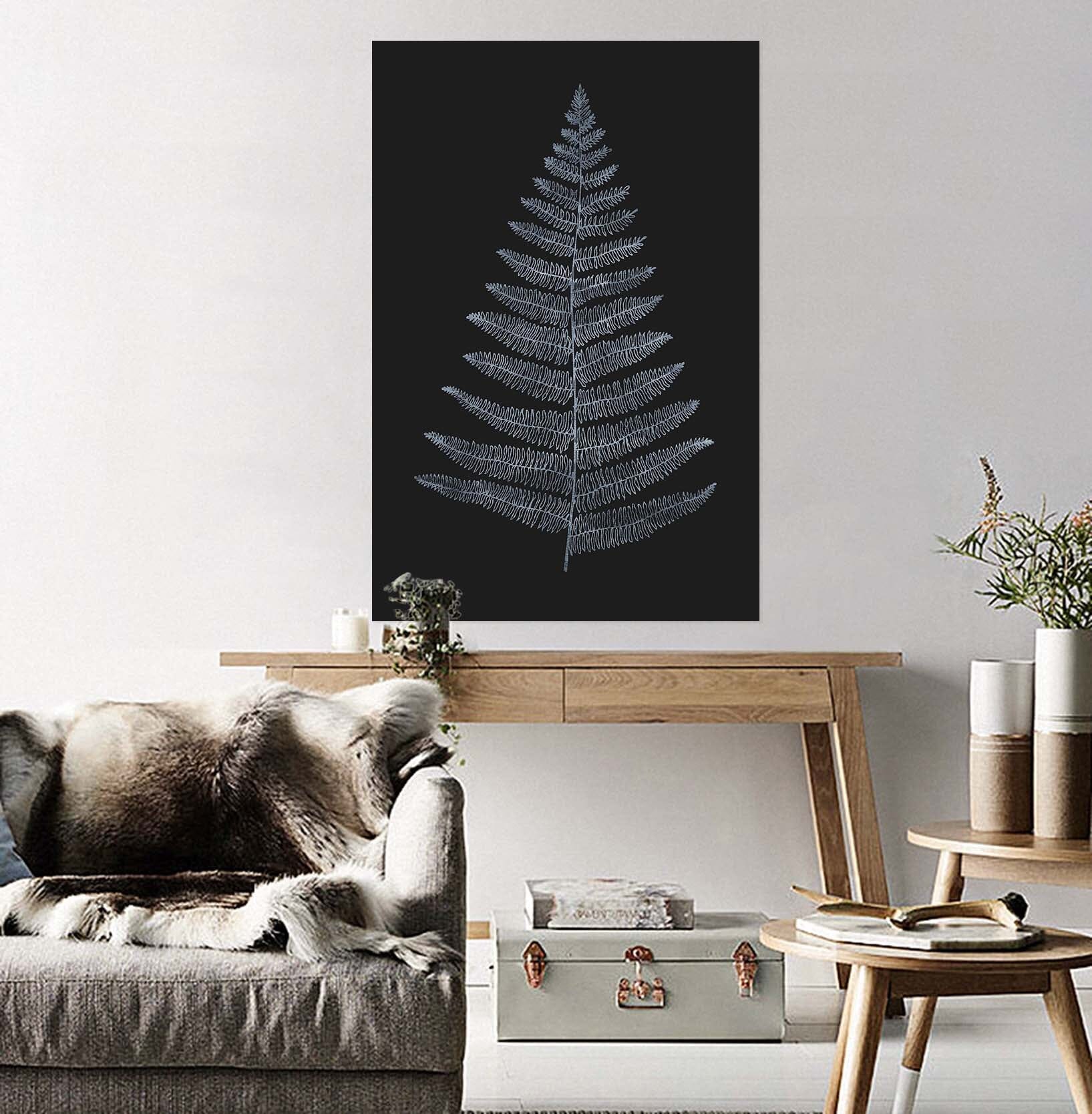 3D Night Leaves 117 Boris Draschoff Wall Sticker Wallpaper AJ Wallpaper 2