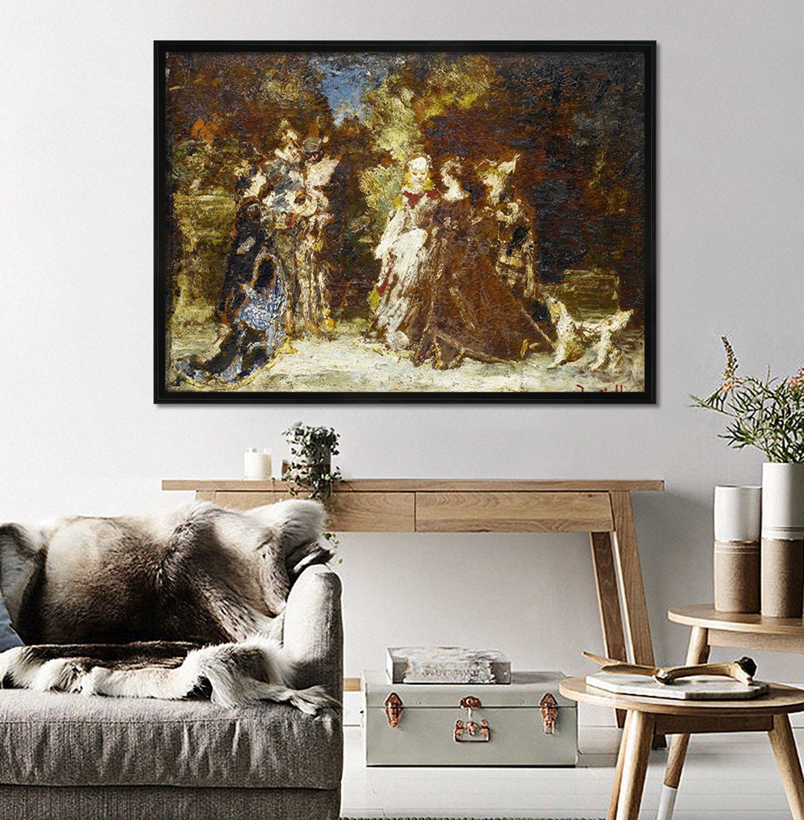 3D Character Abstraction 036 Fake Framed Print Painting Wallpaper AJ Creativity Home