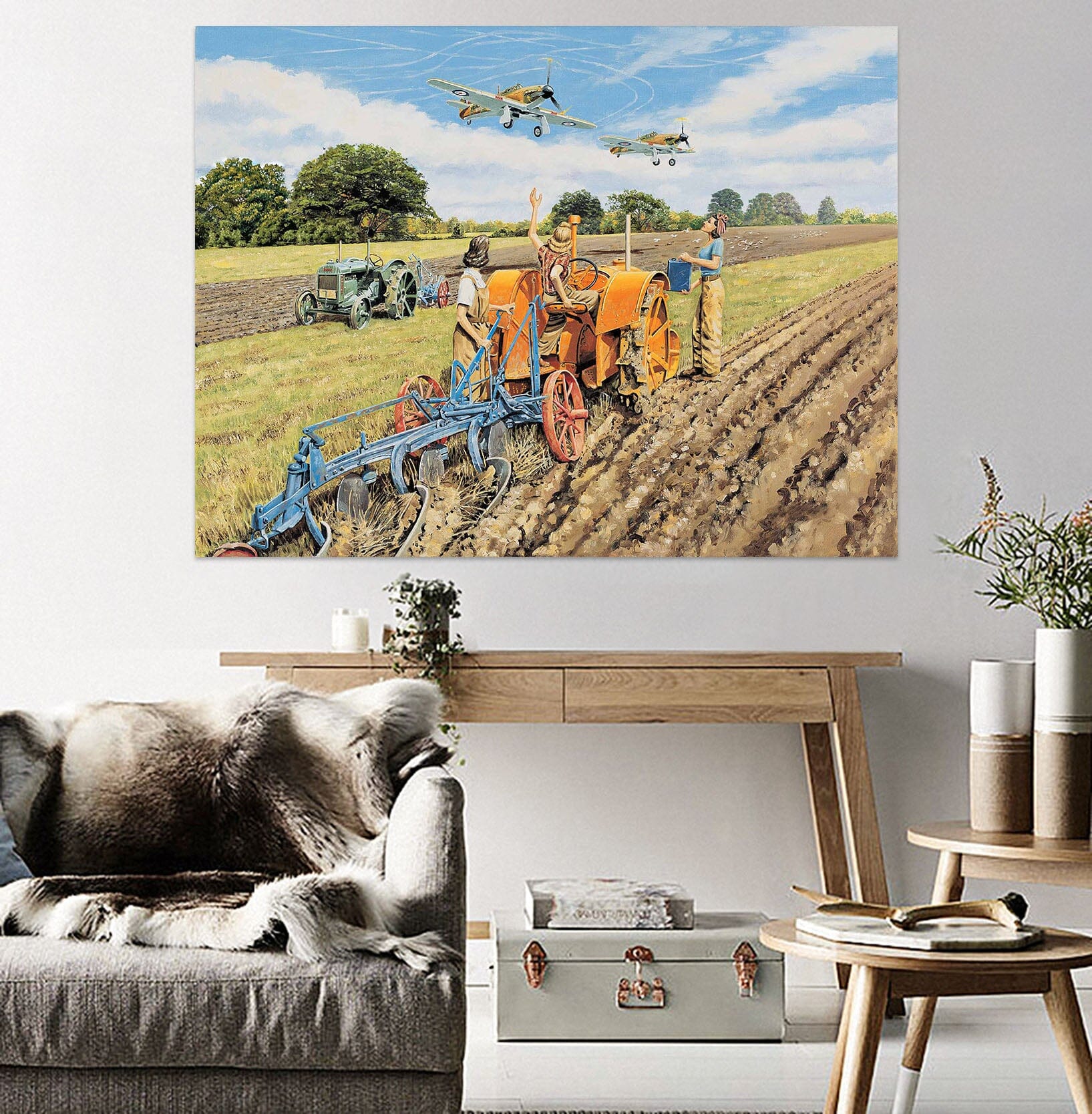3D Ploughing For Britain 056 Trevor Mitchell Wall Sticker Wallpaper AJ Wallpaper 2