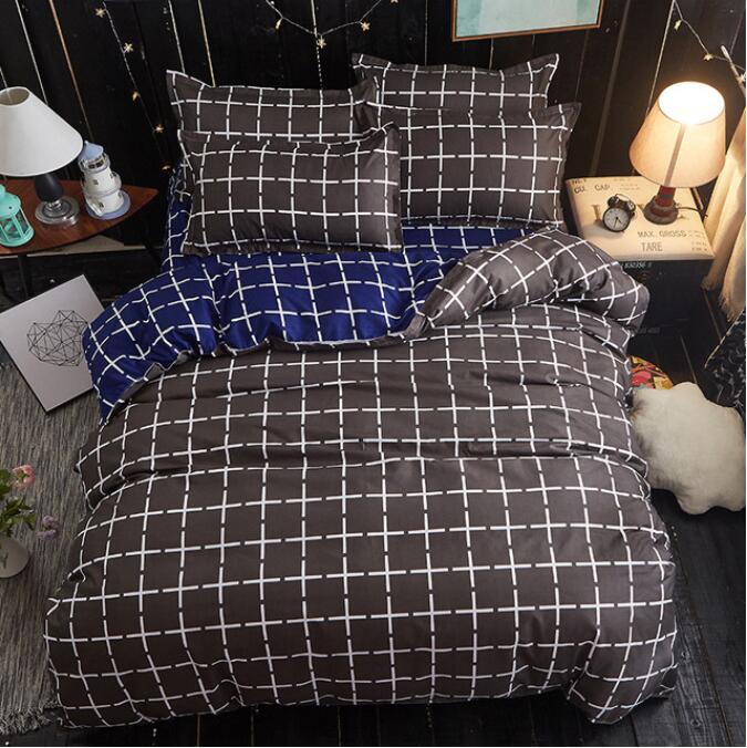 3D Brown Blue 12174 Bed Pillowcases Quilt