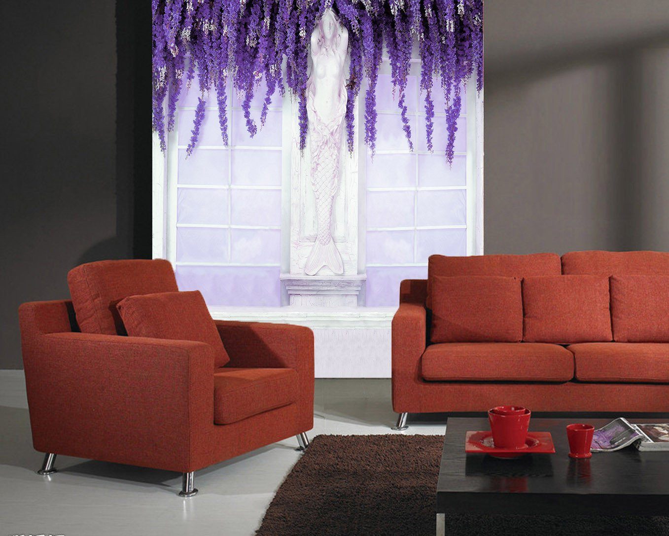 Graceful Mermaid Statue Wallpaper AJ Wallpaper