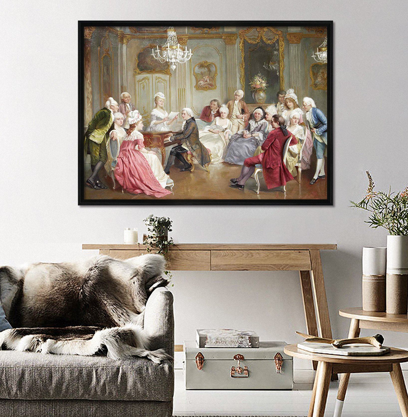 3D Play Piano 145 Fake Framed Print Painting Wallpaper AJ Creativity Home