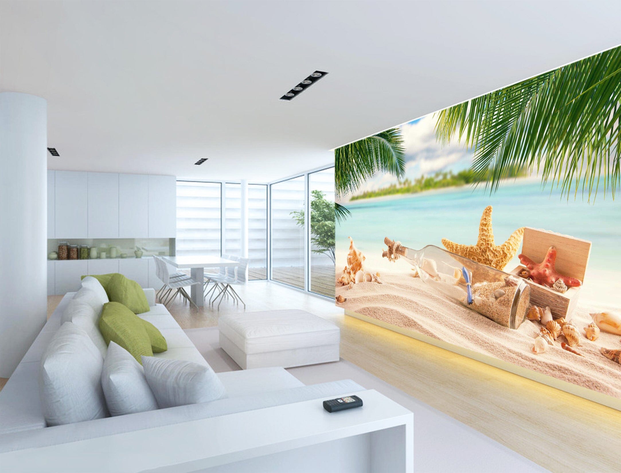 3D Beach Shells 1030 Wall Murals Wallpaper AJ Wallpaper 2