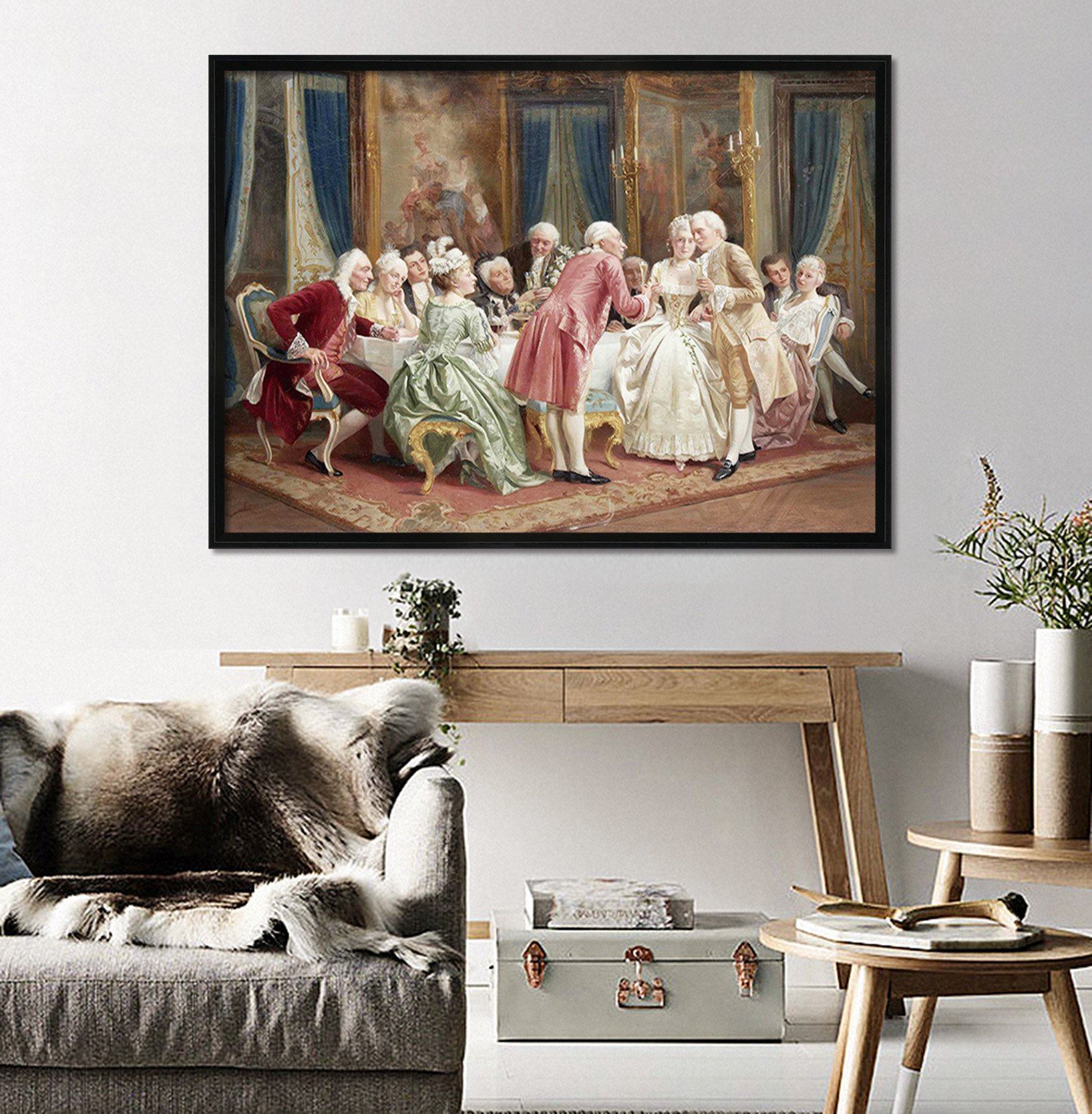 3D Warm Greeting 042 Fake Framed Print Painting Wallpaper AJ Creativity Home