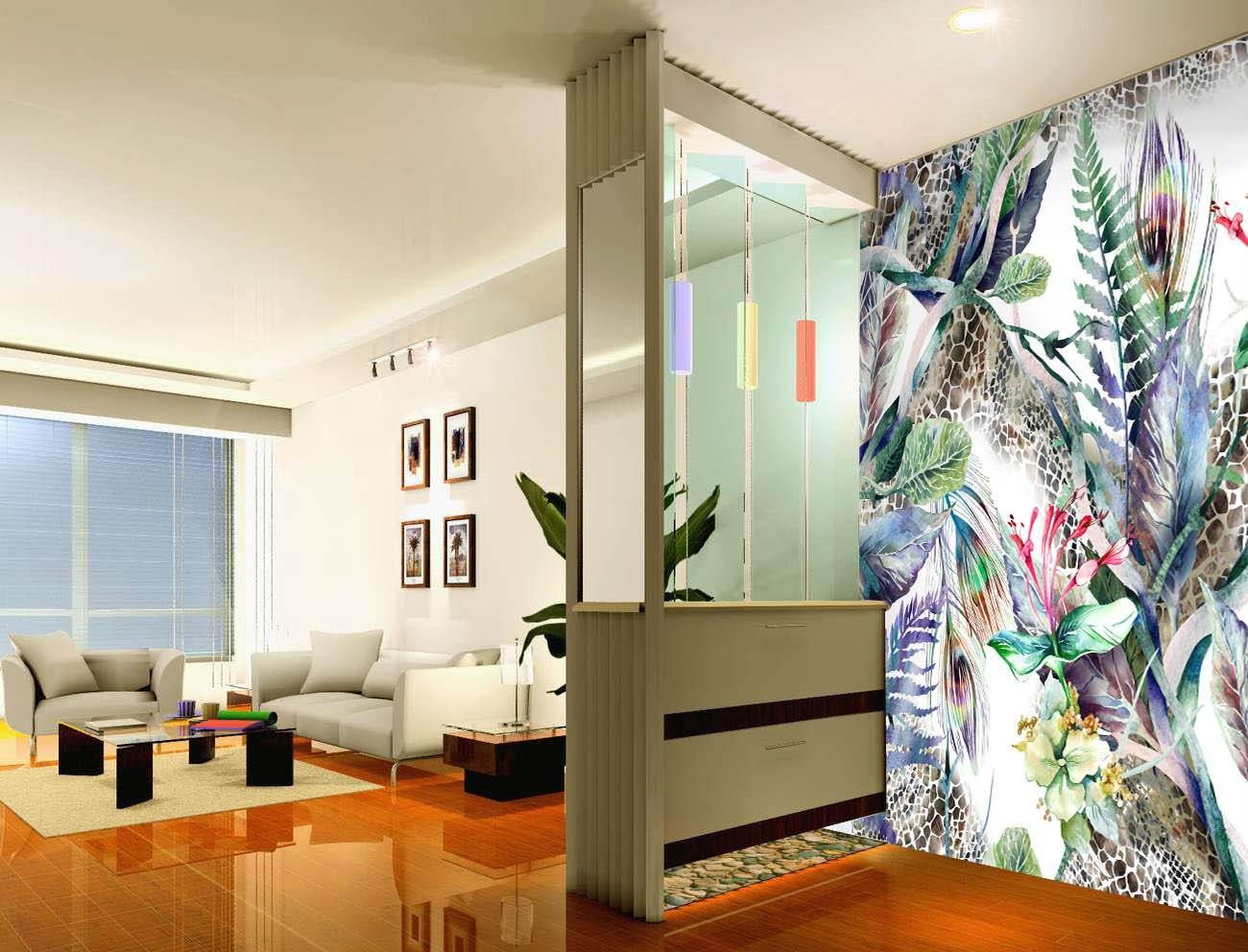 Spots And Leaves Wallpaper AJ Wallpaper