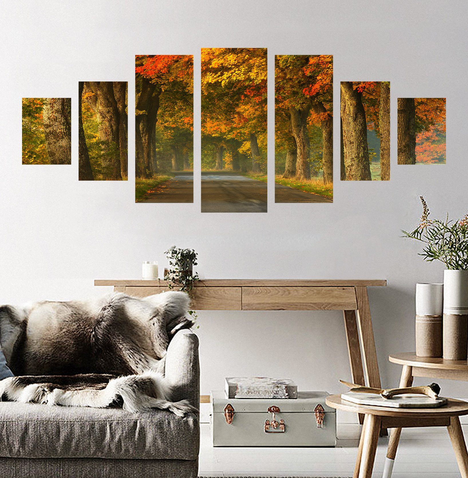 3D Quiet Road 168 Unframed Print Wallpaper Wallpaper AJ Wallpaper