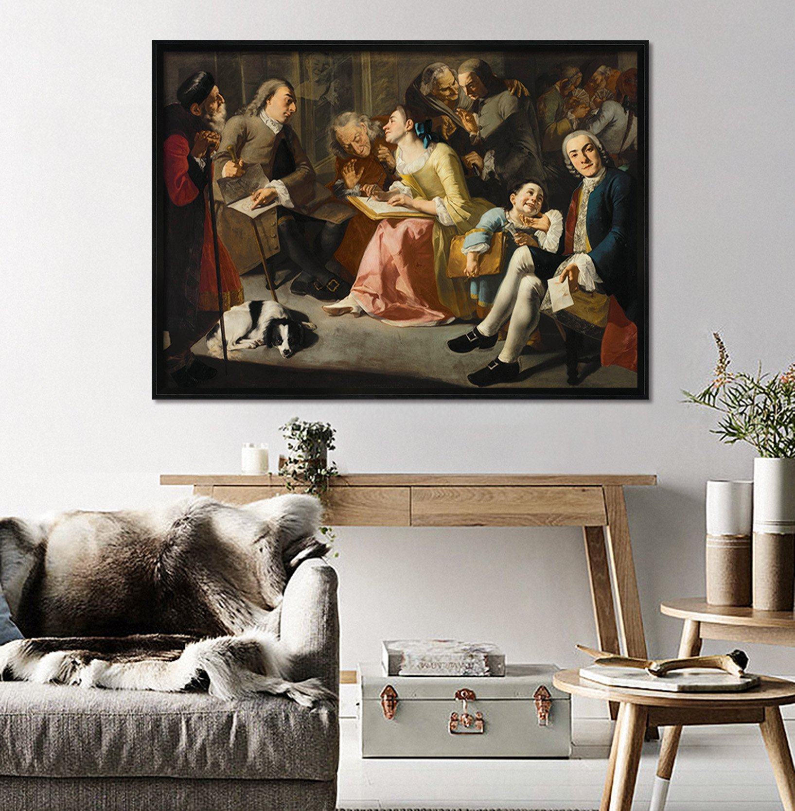 3D Study Exchange 035 Fake Framed Print Painting Wallpaper AJ Creativity Home