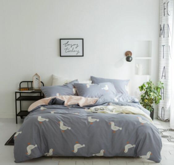 3D Gray Duck 20320 Bed Pillowcases Quilt