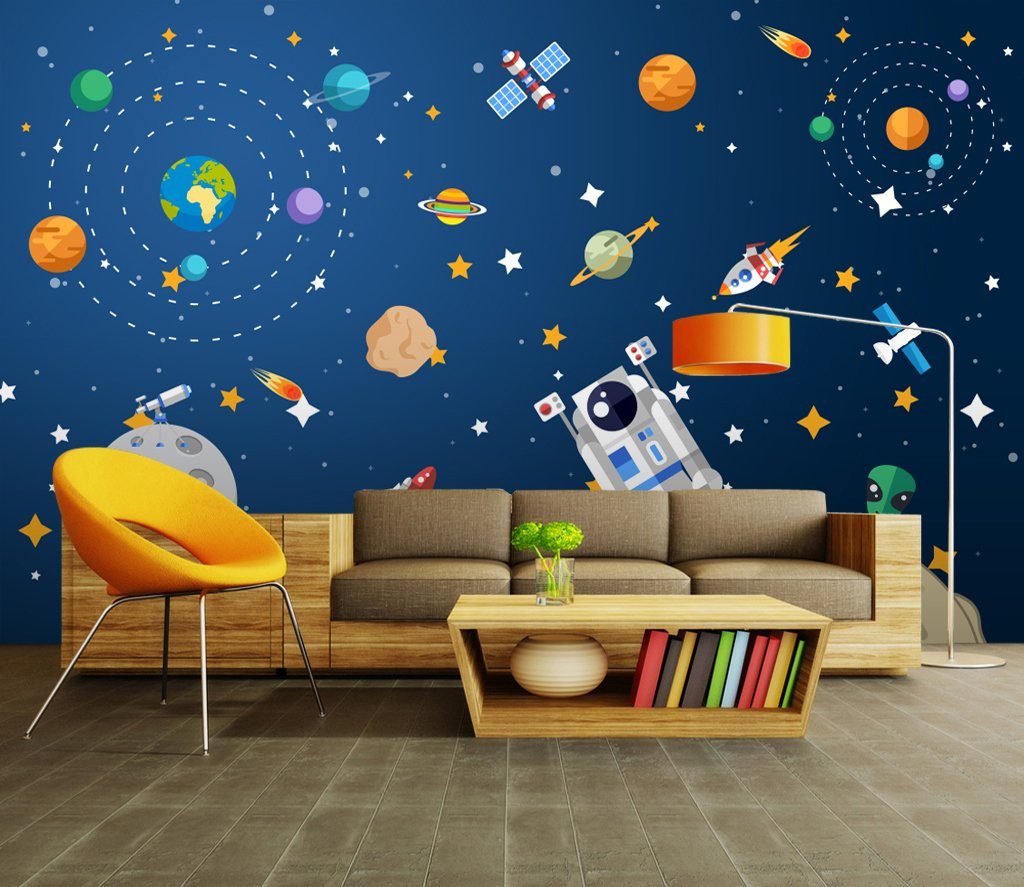 3D Planet 682 Wall Murals Wallpaper AJ Wallpaper 2