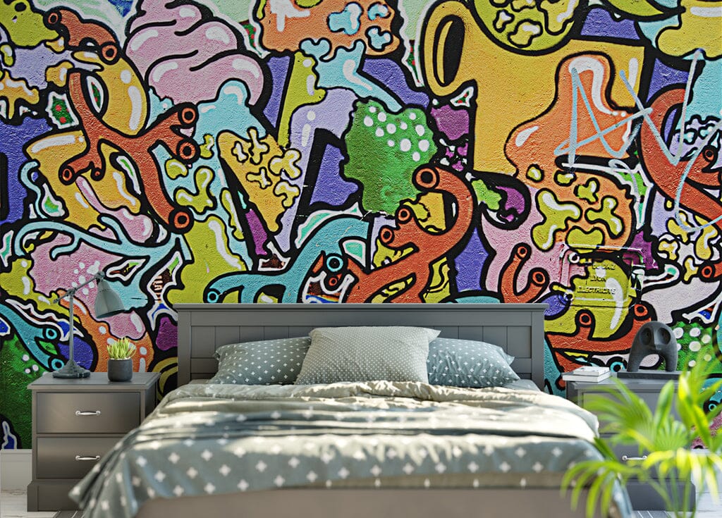 3D Color Painting WC025 Wall Murals Wallpaper AJ Wallpaper 2