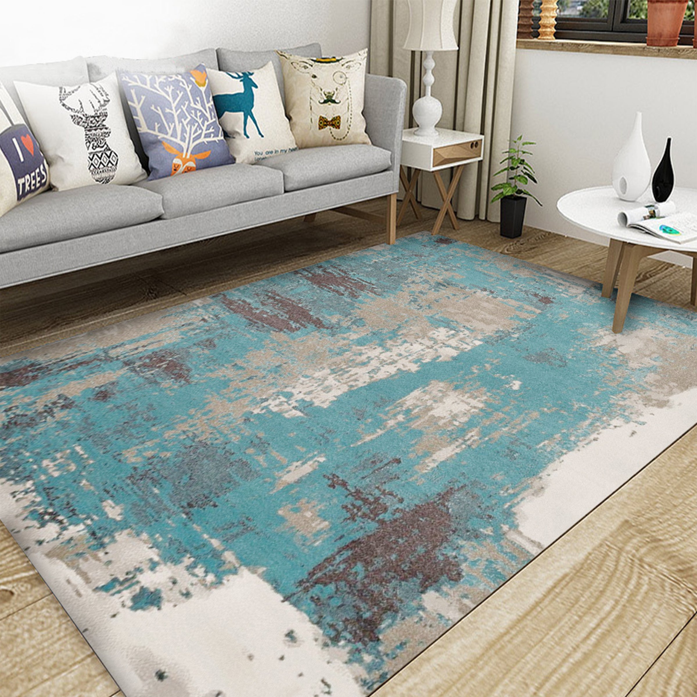 3D Color Inkjet WG174 Non Slip Rug Mat Mat AJ Creativity Home