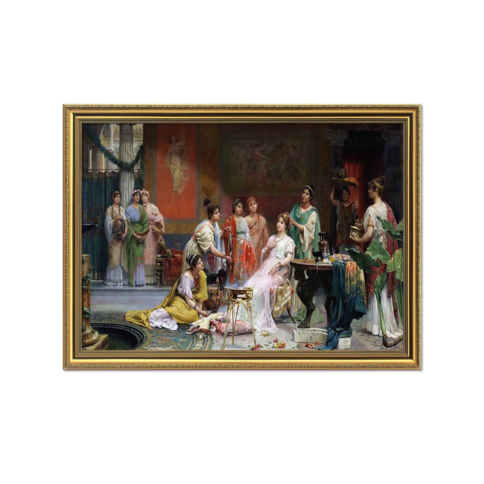 3D Dress Up 142 Fake Framed Print Painting Wallpaper AJ Creativity Home