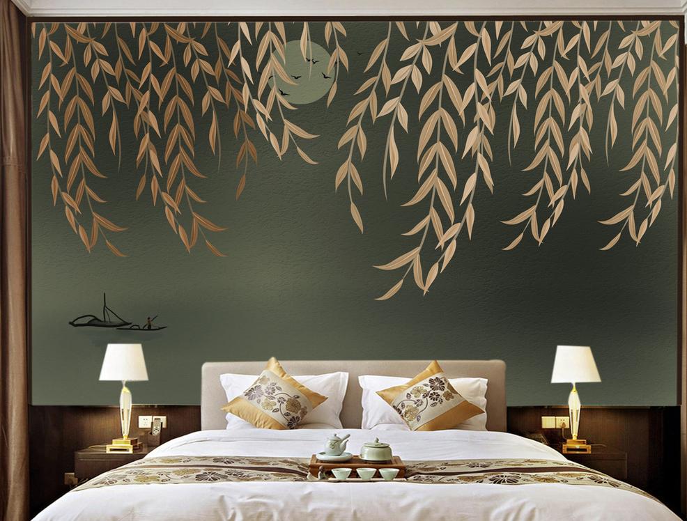 3D Weeping Willow 477 Wall Murals Wallpaper AJ Wallpaper 2