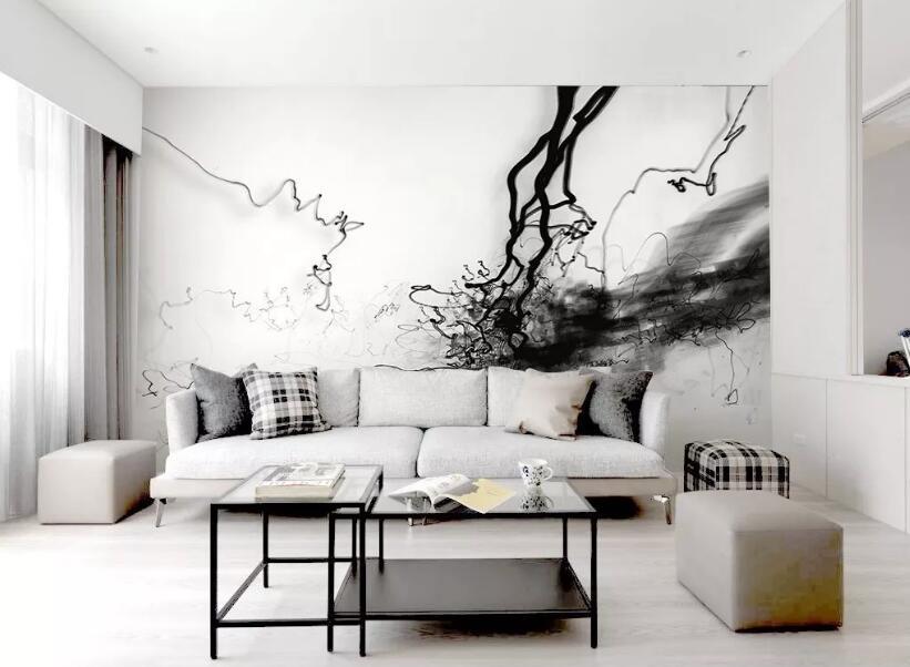 3D Black Splash 1082 Wall Murals Wallpaper AJ Wallpaper 2