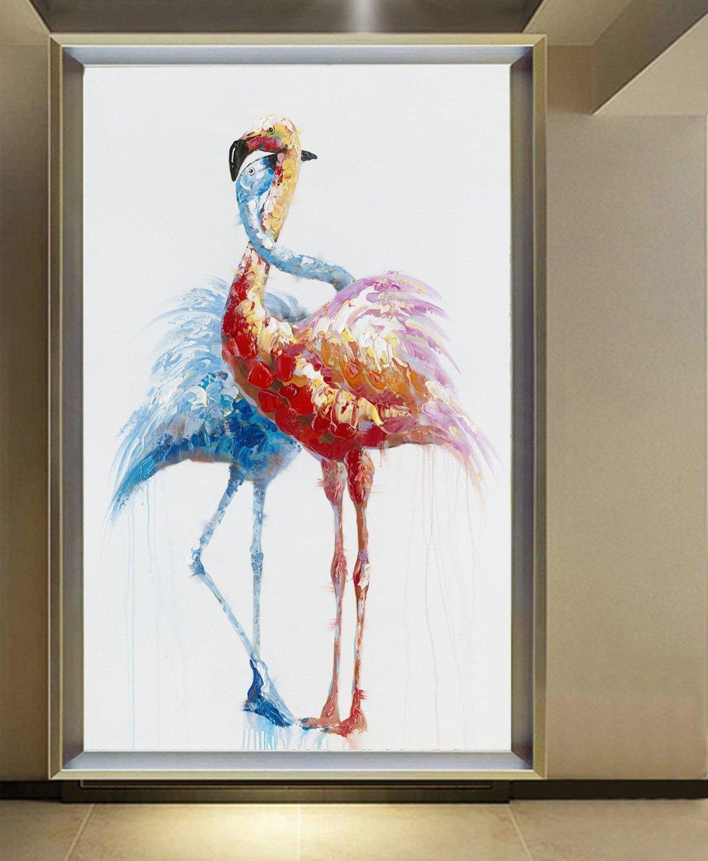 3D Colored Flamingo 647 Wall Murals Wallpaper AJ Wallpaper 2